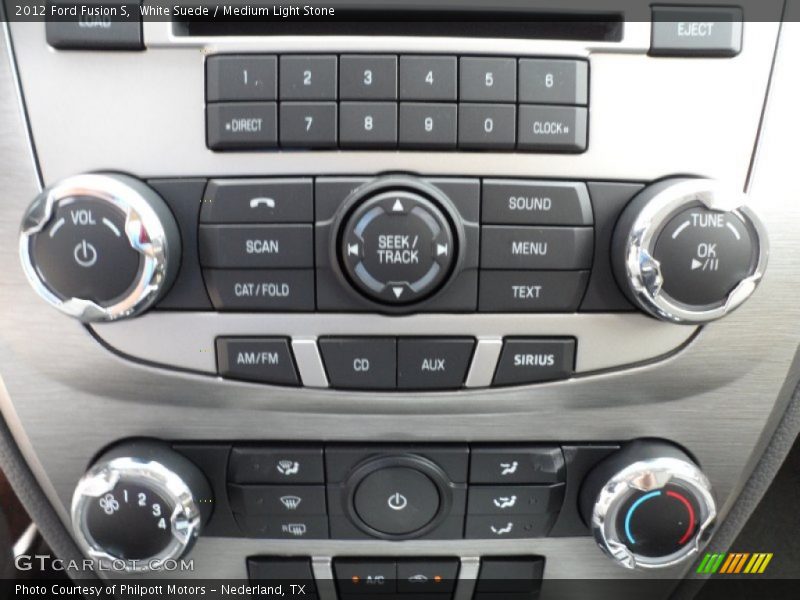 Controls of 2012 Fusion S