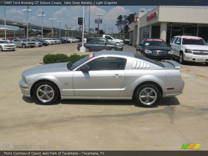 Satin Silver Metallic / Light Graphite 2005 Ford Mustang GT Deluxe Coupe