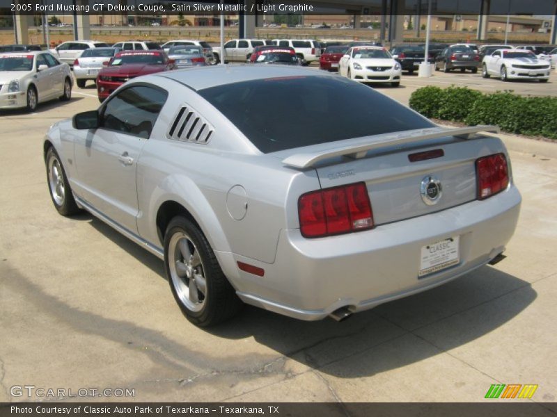 Satin Silver Metallic / Light Graphite 2005 Ford Mustang GT Deluxe Coupe