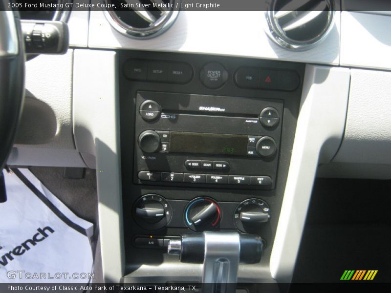 Controls of 2005 Mustang GT Deluxe Coupe