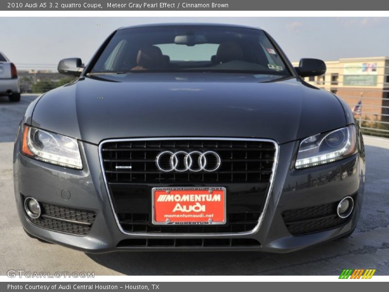 Meteor Gray Pearl Effect / Cinnamon Brown 2010 Audi A5 3.2 quattro Coupe