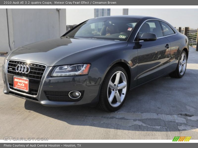 Meteor Gray Pearl Effect / Cinnamon Brown 2010 Audi A5 3.2 quattro Coupe