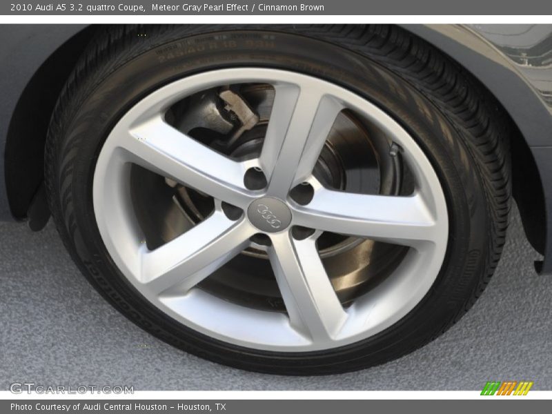 Meteor Gray Pearl Effect / Cinnamon Brown 2010 Audi A5 3.2 quattro Coupe