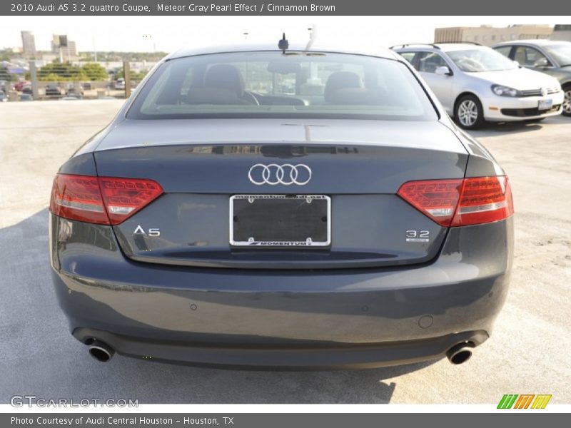 Meteor Gray Pearl Effect / Cinnamon Brown 2010 Audi A5 3.2 quattro Coupe