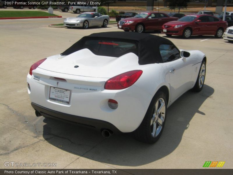 Pure White / Ebony 2007 Pontiac Solstice GXP Roadster