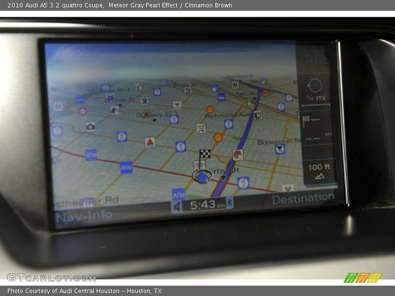 Meteor Gray Pearl Effect / Cinnamon Brown 2010 Audi A5 3.2 quattro Coupe