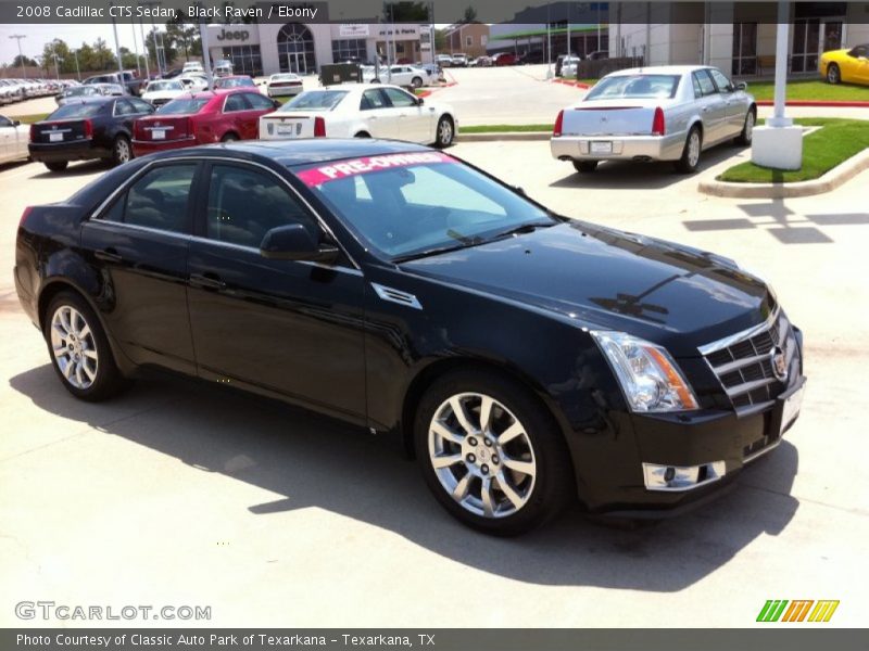 Black Raven / Ebony 2008 Cadillac CTS Sedan