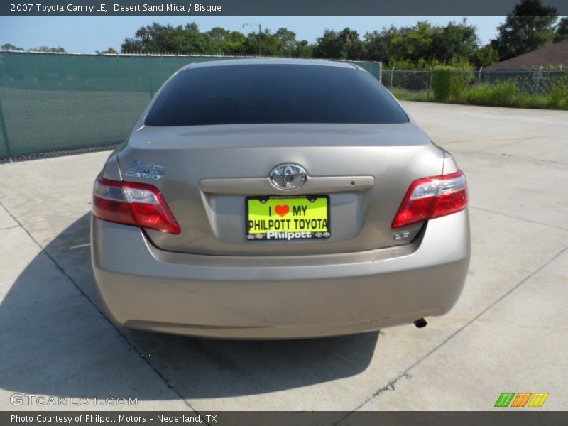 Desert Sand Mica / Bisque 2007 Toyota Camry LE
