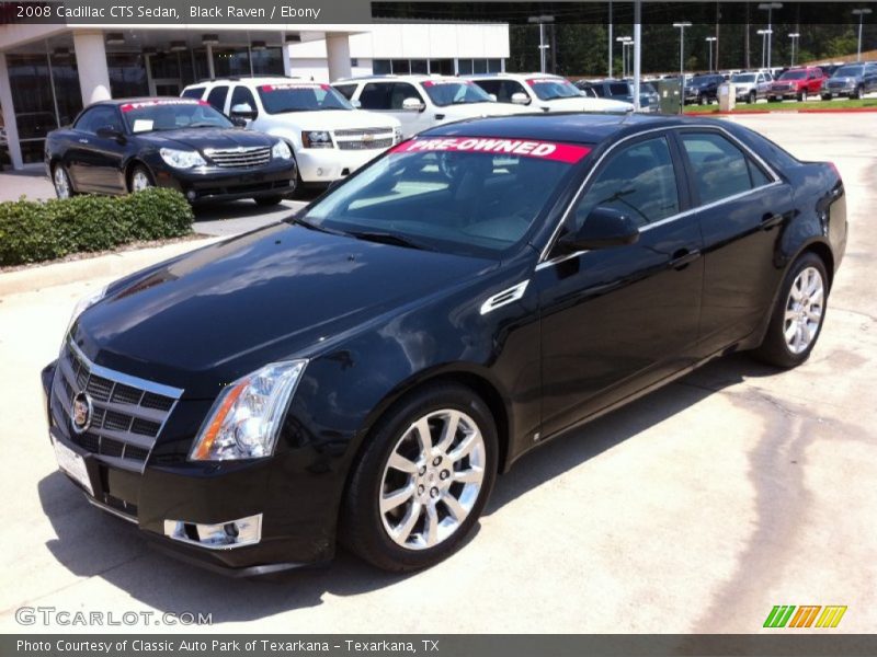 Black Raven / Ebony 2008 Cadillac CTS Sedan