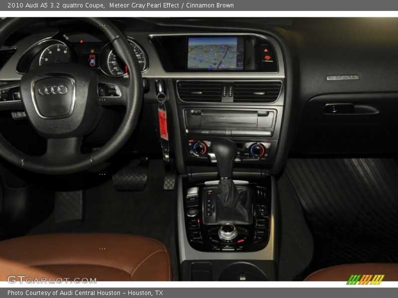 Meteor Gray Pearl Effect / Cinnamon Brown 2010 Audi A5 3.2 quattro Coupe