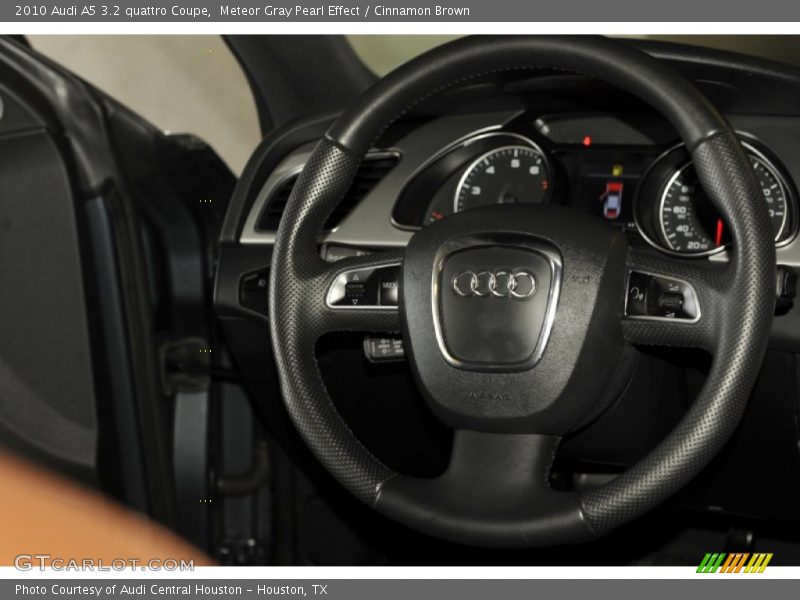 Meteor Gray Pearl Effect / Cinnamon Brown 2010 Audi A5 3.2 quattro Coupe