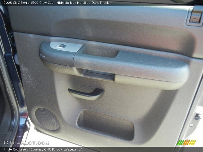 Midnight Blue Metallic / Dark Titanium 2008 GMC Sierra 1500 Crew Cab