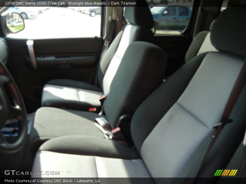 Midnight Blue Metallic / Dark Titanium 2008 GMC Sierra 1500 Crew Cab