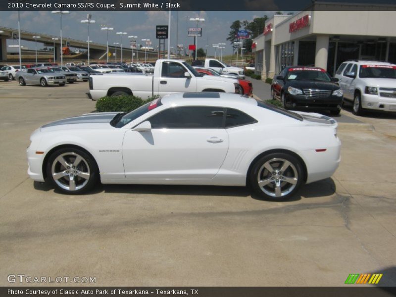 Summit White / Black 2010 Chevrolet Camaro SS/RS Coupe