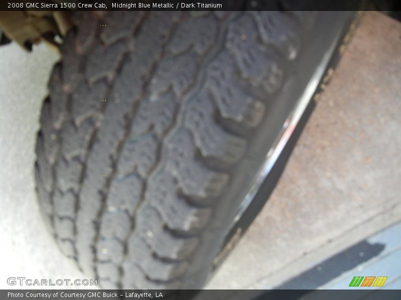 Midnight Blue Metallic / Dark Titanium 2008 GMC Sierra 1500 Crew Cab