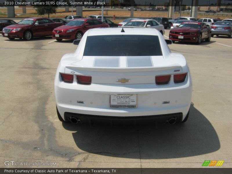 Summit White / Black 2010 Chevrolet Camaro SS/RS Coupe