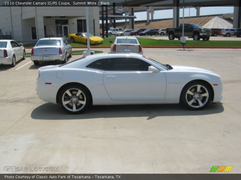 Summit White / Black 2010 Chevrolet Camaro SS/RS Coupe