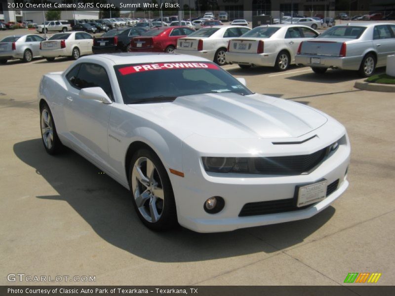 Summit White / Black 2010 Chevrolet Camaro SS/RS Coupe