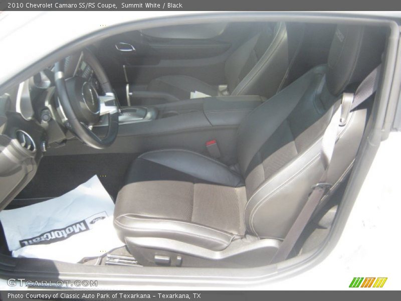 Summit White / Black 2010 Chevrolet Camaro SS/RS Coupe