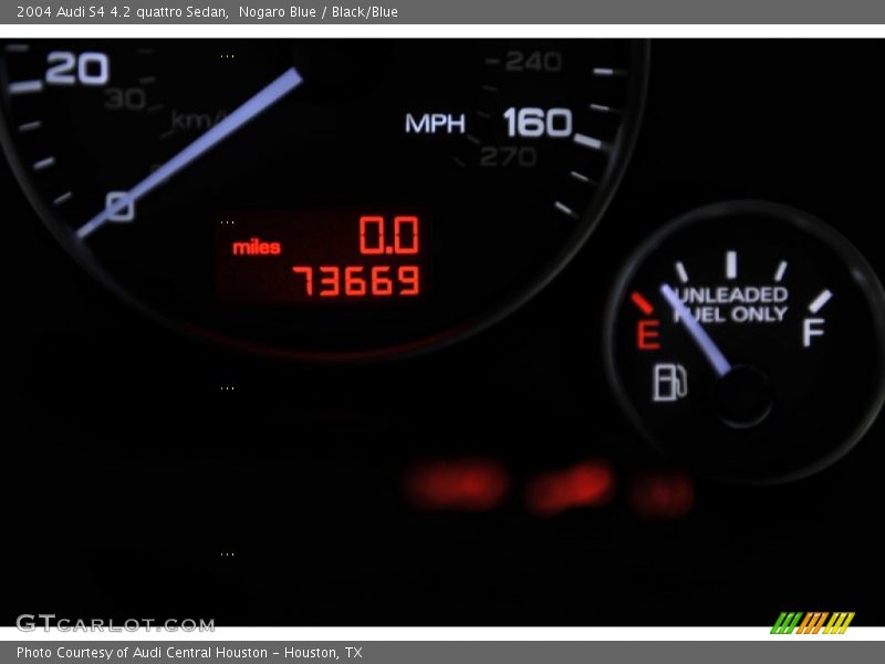 Nogaro Blue / Black/Blue 2004 Audi S4 4.2 quattro Sedan