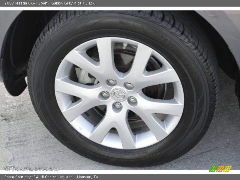 Galaxy Gray Mica / Black 2007 Mazda CX-7 Sport