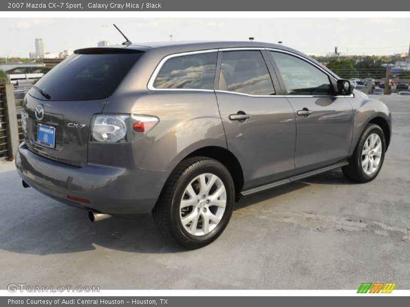 Galaxy Gray Mica / Black 2007 Mazda CX-7 Sport