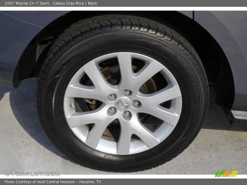 Galaxy Gray Mica / Black 2007 Mazda CX-7 Sport