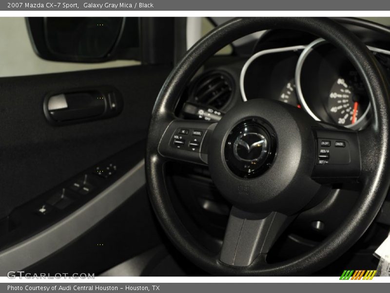 Galaxy Gray Mica / Black 2007 Mazda CX-7 Sport