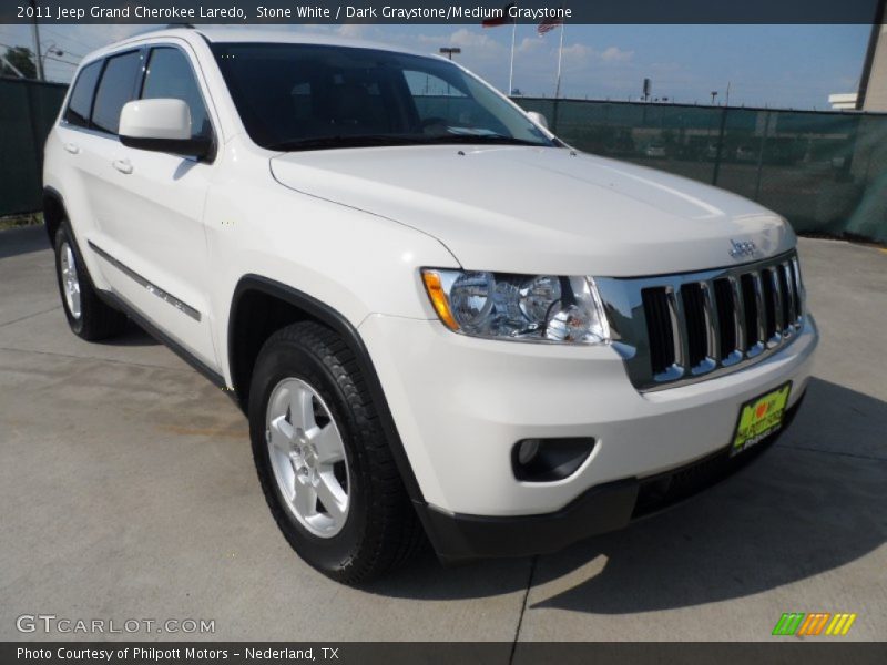 Stone White / Dark Graystone/Medium Graystone 2011 Jeep Grand Cherokee Laredo