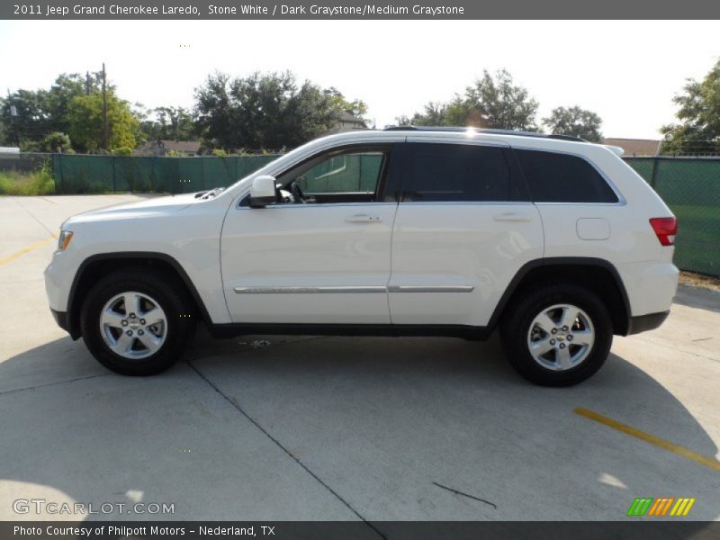 Stone White / Dark Graystone/Medium Graystone 2011 Jeep Grand Cherokee Laredo