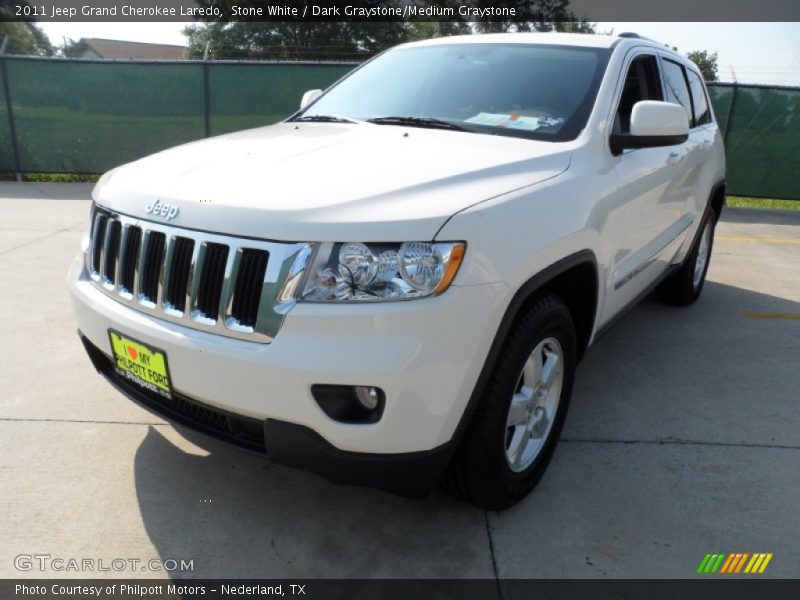 Stone White / Dark Graystone/Medium Graystone 2011 Jeep Grand Cherokee Laredo