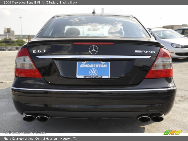Black / Black 2008 Mercedes-Benz E 63 AMG Sedan