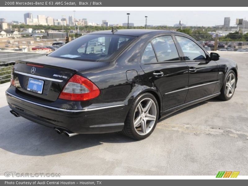 Black / Black 2008 Mercedes-Benz E 63 AMG Sedan