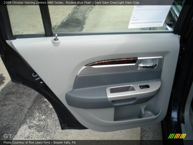 Door Panel of 2008 Sebring Limited AWD Sedan