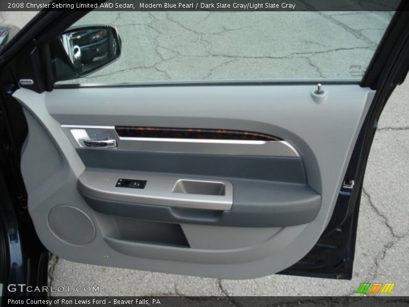 Modern Blue Pearl / Dark Slate Gray/Light Slate Gray 2008 Chrysler Sebring Limited AWD Sedan