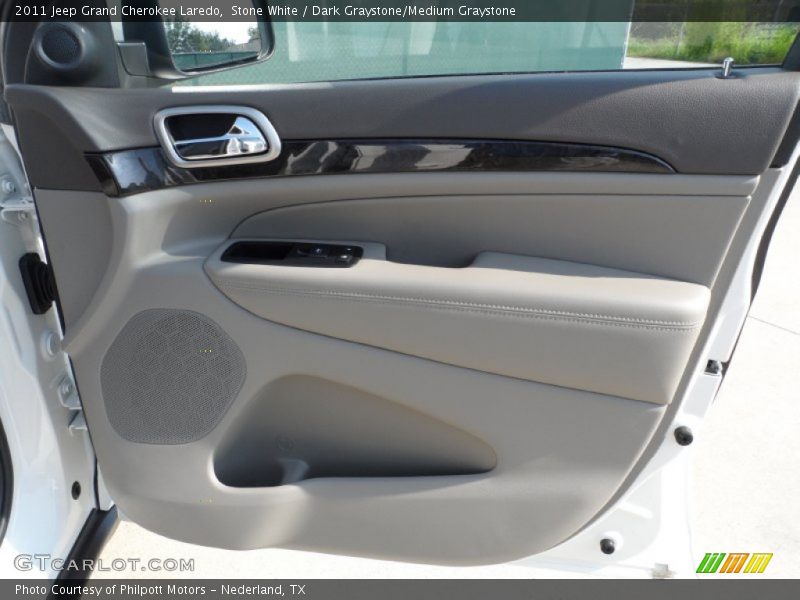 Stone White / Dark Graystone/Medium Graystone 2011 Jeep Grand Cherokee Laredo