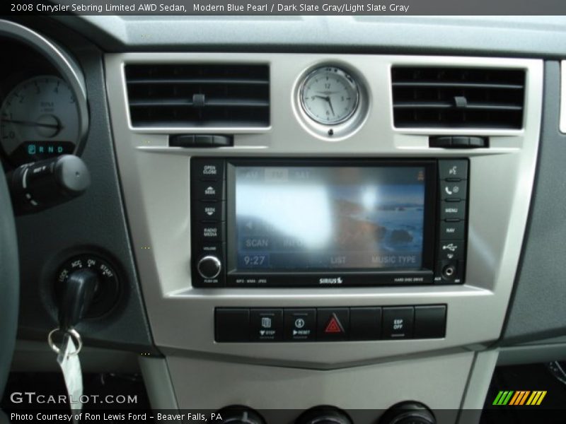 Modern Blue Pearl / Dark Slate Gray/Light Slate Gray 2008 Chrysler Sebring Limited AWD Sedan