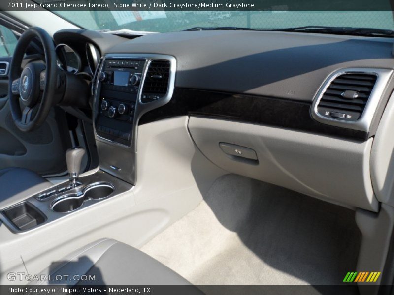 Stone White / Dark Graystone/Medium Graystone 2011 Jeep Grand Cherokee Laredo