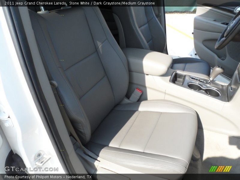 Stone White / Dark Graystone/Medium Graystone 2011 Jeep Grand Cherokee Laredo