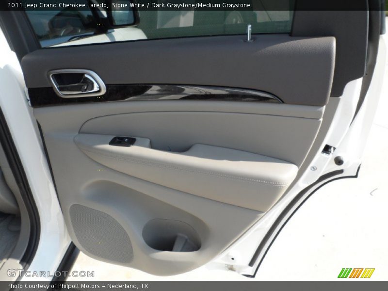 Stone White / Dark Graystone/Medium Graystone 2011 Jeep Grand Cherokee Laredo