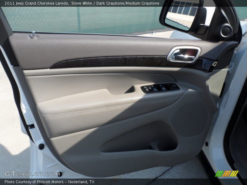 Stone White / Dark Graystone/Medium Graystone 2011 Jeep Grand Cherokee Laredo