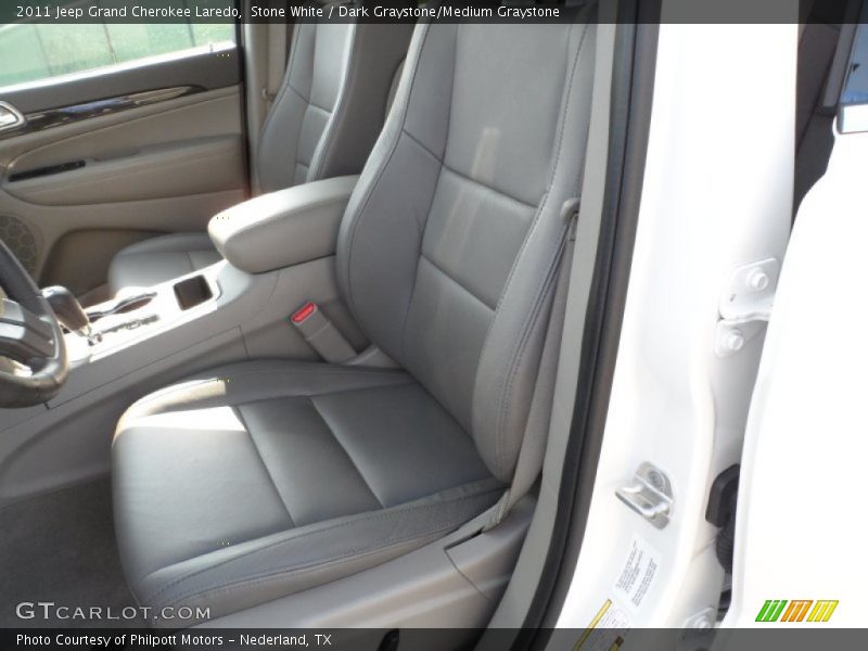 Stone White / Dark Graystone/Medium Graystone 2011 Jeep Grand Cherokee Laredo