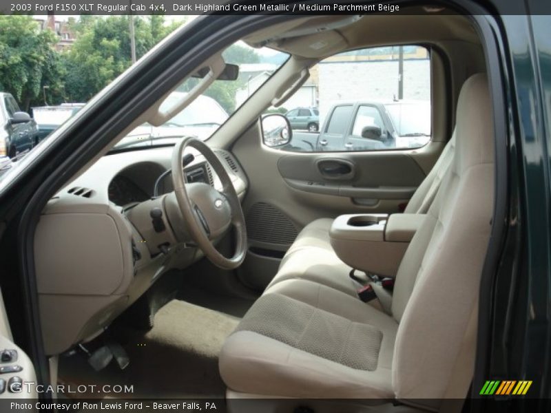  2003 F150 XLT Regular Cab 4x4 Medium Parchment Beige Interior