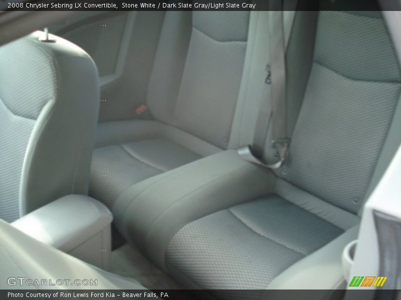 Stone White / Dark Slate Gray/Light Slate Gray 2008 Chrysler Sebring LX Convertible