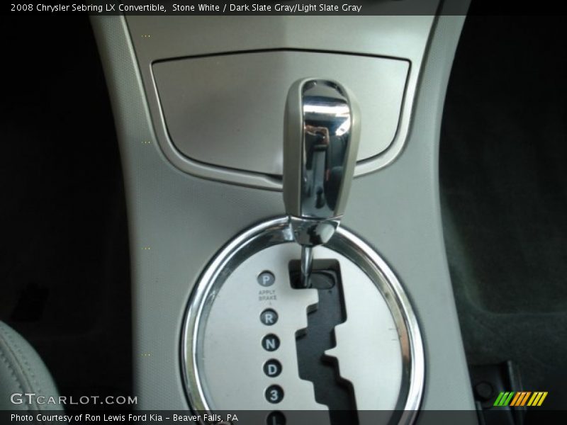 Stone White / Dark Slate Gray/Light Slate Gray 2008 Chrysler Sebring LX Convertible
