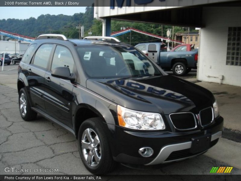Black / Ebony 2008 Pontiac Torrent AWD