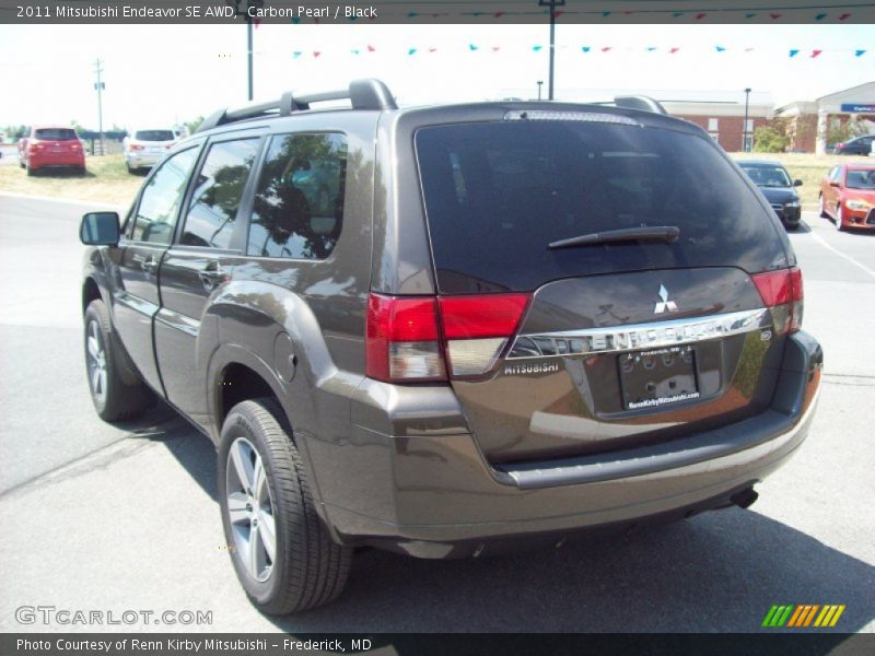 Carbon Pearl / Black 2011 Mitsubishi Endeavor SE AWD