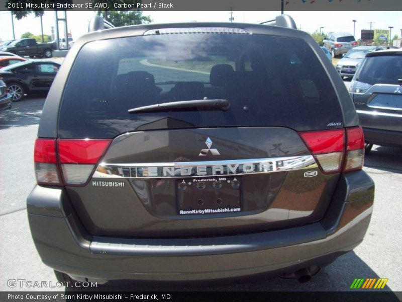 Carbon Pearl / Black 2011 Mitsubishi Endeavor SE AWD