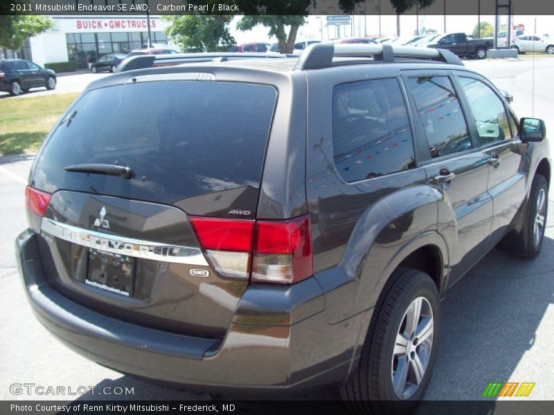 Carbon Pearl / Black 2011 Mitsubishi Endeavor SE AWD