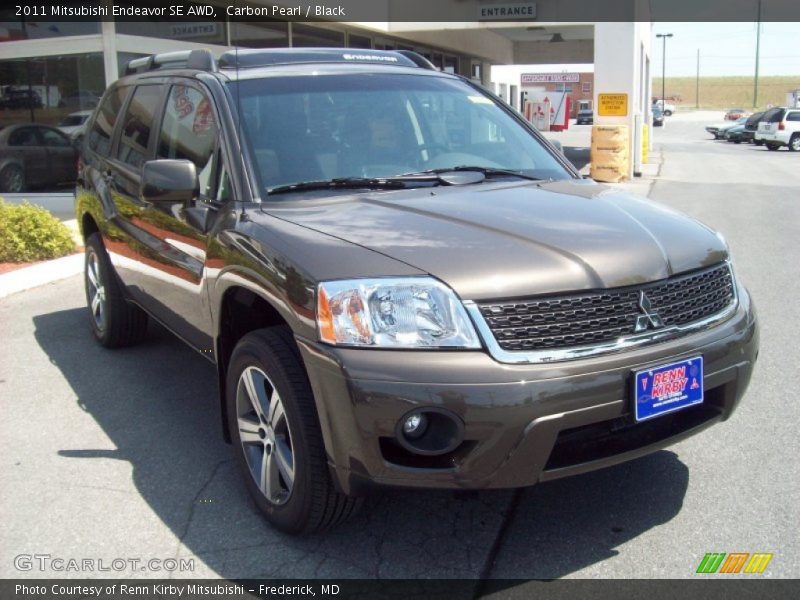 Carbon Pearl / Black 2011 Mitsubishi Endeavor SE AWD